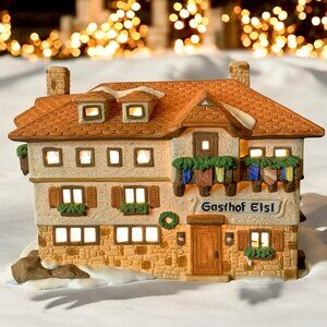 Dept 56 Gasthof Eisl Alpine Village Lighted Christmas Building from 1986